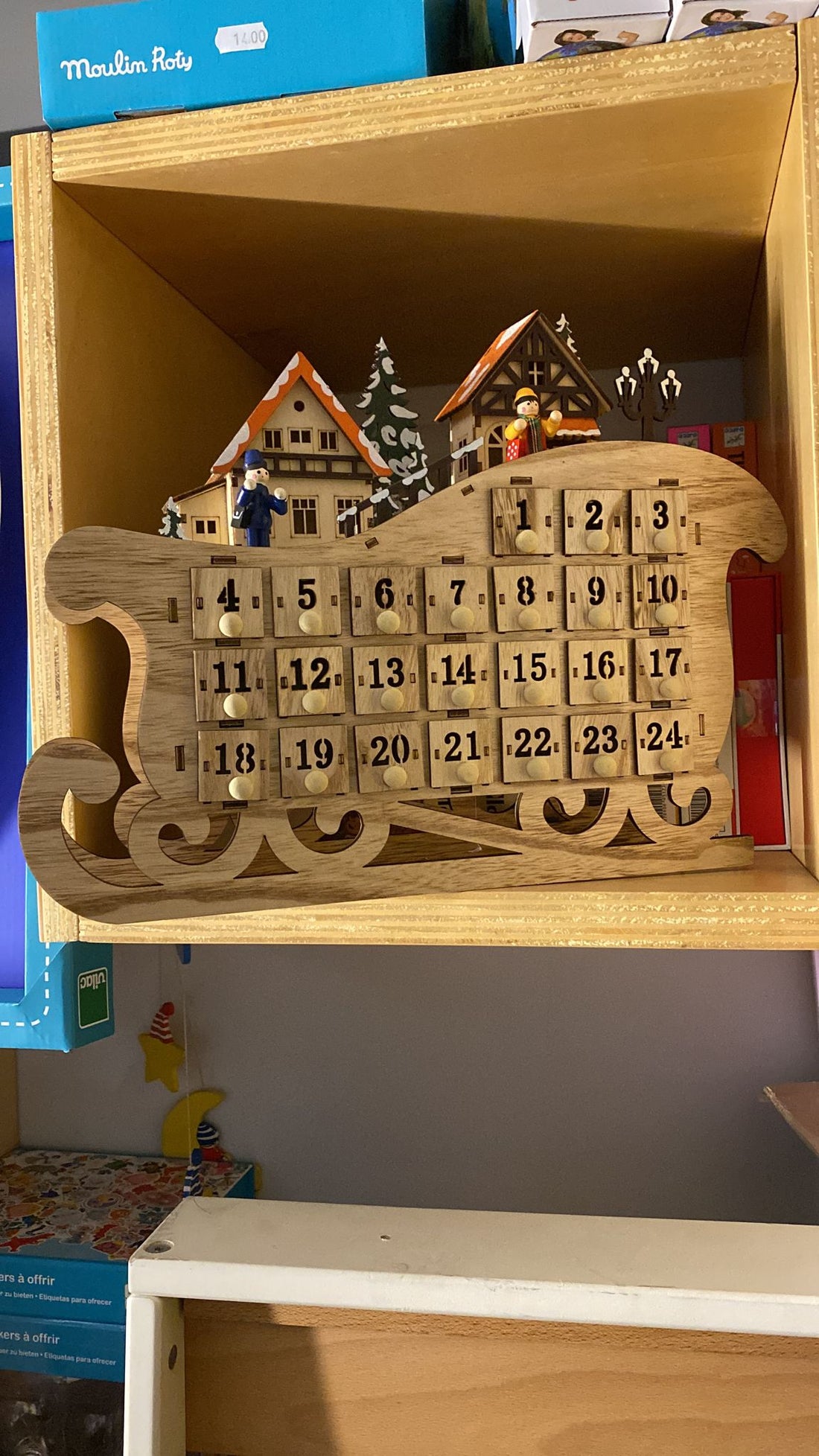 Calendario dell' Avvento Slitta